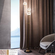 Cristalglob Icone Торшер Spherical, Oblong, Pole, Bar белый i-c-0599