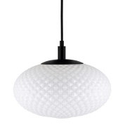 652008 Globen Lighting Jackson подвесной светильник с рельефным плафоном бело-чёрной гаммы