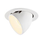 1006063 SLV NUMINOS® GIMBLE XL DL светильник встраиваемый 1050мА 37.4Вт с LED 3000K, 3550лм, 55°, белый