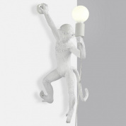 бра с фигуркой обезьяны с лампой