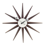 20125303 Sunburst Vitra Часы настенные лучевые коричневые