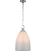 Andros Visual Comfort подвесной светильник полированный никель CHC5426PN-WG