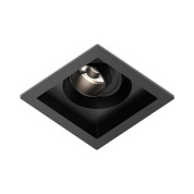 встраиваемый потолочный точечный светильник квадратной формы с утопленным источником света