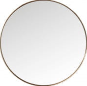 82716 Зеркальная кривая круглая медь Ø100см Kare Design