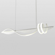 подвесной светильник линейный с волнообразным корпусом и встроенными LED-модулями