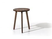 Gray Круглый деревянный высокий столик Gervasoni