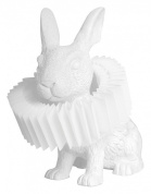 настольный светильник в форме белого кролика