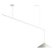 567410/1B Vibia North подвесной светильник белый с широким плафоном