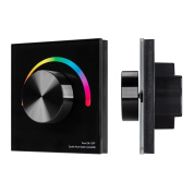033763 Arlight Панель SMART-P8-RGB-G-IN Black (12-24V, 3x4A, Rotary, 2.4G)