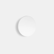 уличный настенный светильник белого цвета с дисковым корпусом IP54