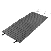 кресло для отдыха с мягким стёганым сиденьем антрацитового оттенка