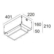 EXPOSED CONCRETE PACK GIT 2 монтажная коробка Delta Light