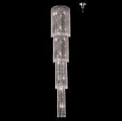 1100/220 ARCADA Crystal lux Светильник подвесной 20х60W Е14 Хром Прозрачный