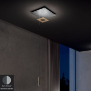 Petra Icone Одинарный подвес Round, Square Aluminium, Black i-c-0463