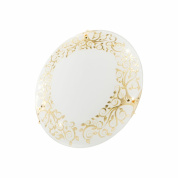 потолочный светильник круглый с золотым орнаментом