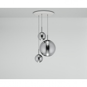 Globe Trio Round Silver Tom Dixon, подвесной светильник