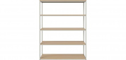 Neutra combination 124 x h158 cm - 5 shelves Bolia книжный шкаф