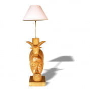 Baule Mask with Ram on Head Table Lamp настольная лампа House of Avana AACI-DLRTL-0010