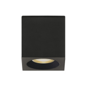 настенно-потолочный светильник для ванной черный