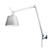 торшер с шарнирной конструкцией и куполообразным плафоном