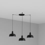 20340-117-3L Faro TATAWIN S 3L Black pendant lamp  черный