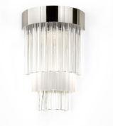 потолочный накладной светильник с подвесными стеклянными трубками