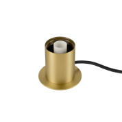 настольное основание латунного цвета с цоколем E14