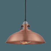 Old Factory Slotted Heat Pendant - 15 Inch - Copper лампа Industville OF-HLP15-C