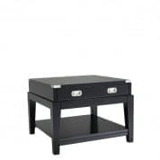 110027 Side Table Military black finish SIDE TABLES Eichholtz