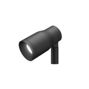 наружный накладной спот с корпусом чёрного цвета