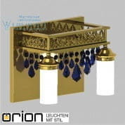 Светильник Orion ORIONtal WA 2-1243/2 gold/Pendel blau