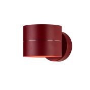 настенный светильник цилиндрический красный
