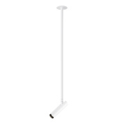 подвесной светильник цилиндрической формы белого цвета