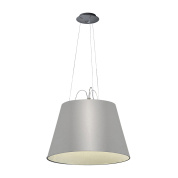 подвесная лампа с широким цилиндрическим плафоном и мягким свечением