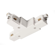 Т-образный коннектор для однофазного трека белый соединительный элемент