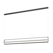 643811/11 Vibia Kontur подвесной светильник черного цвета с открытым рассеивателем