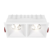 Встраиваемый светильник Alfa LED 4000K 2x15Вт 36° Dim Triac, Maytoni, DL043-02-15W4K-D-SQ-W