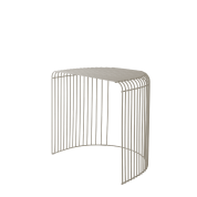 506460044082 CURVA AYTM Боковой столик из металла цвета тауп