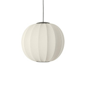 KW60 PW LED Made by Hand Knit-Wit Потолочный светильник Ø60 с белым скандинавским абажуром LED