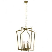 Abbotswell 32.25" 6 Light Chandelier Natural Brass подвесной светильник 43495NBR Kichler