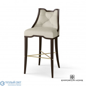 Logan Bar Stool-Walnut-Muslin Global Views стул