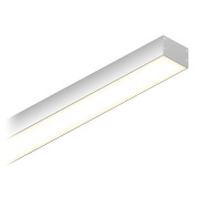 накладной потолочный линейный светильник удлиненной формы из алюминиевого корпуса