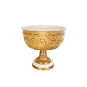 Taormina gold footed fruit bowl 0007193-602 чаша, Villari