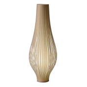 напольный светильник с тканевым абажуром, бежевый оттенок