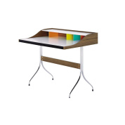 41250300 Home Vitra Стол письменный ореховый с хромированными деталями