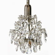 Window Light in Nickel Plated Brass and Crystals люстра Gustavian 701602502