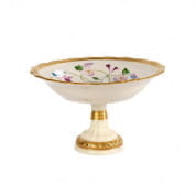 Taormina multicolor & gold small footed bowl чаша, Villari