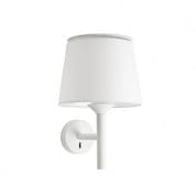 20300-92 SAVOY WHITE WALL LAMP WHITE LAMPSHADE настенный светильник Faro barcelona