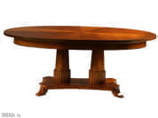 Biedermeier Раздвижной овальный стол из вишневого дерева Morelato