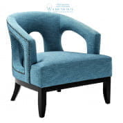 111949 Chair Adam albin turquoise Eichholtz